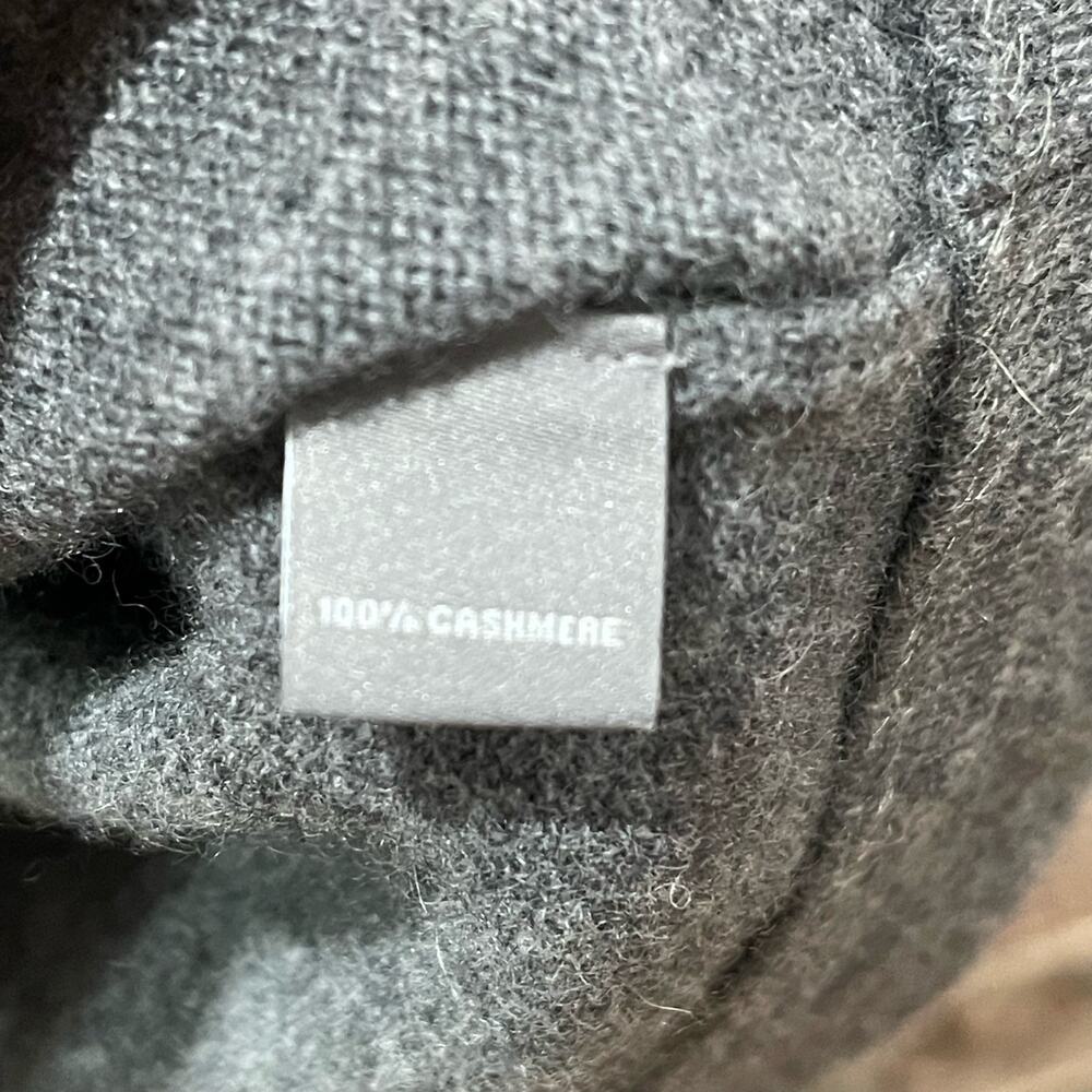 Neiman Marcus The Cashmere Collection 100% Cashmere Knit Dress Gray Size L - Picture 4 of 5